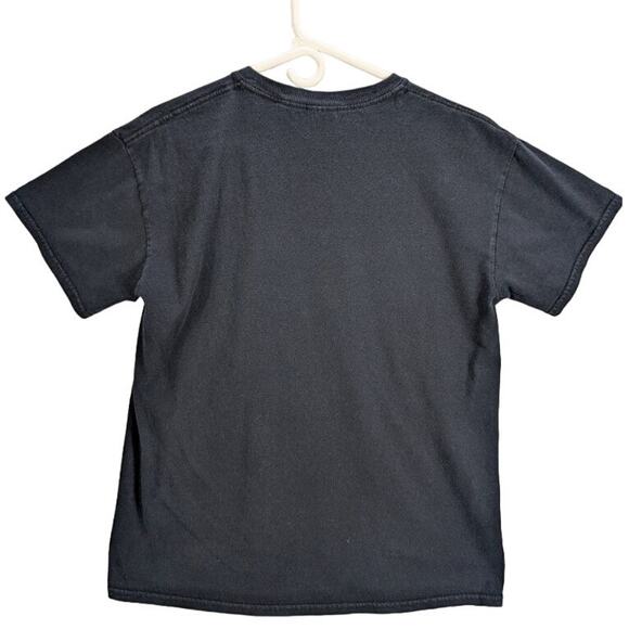 Razorbacks Shirt Mens Medium Gildan Black Arkansas Never Yield Hogs Athletics - Picture 2 of 7